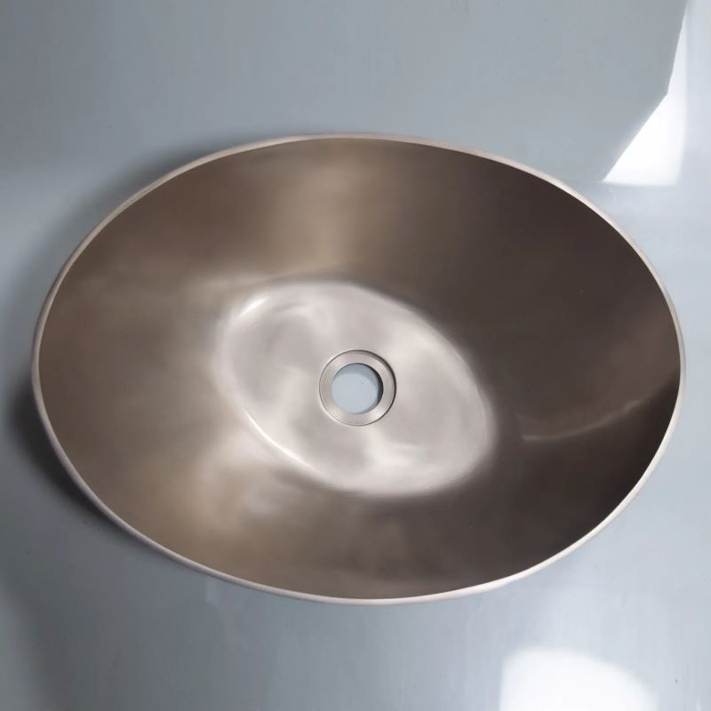 Coppersmith Creations Cast Bronze Earthen Lamp Style Sink (1 size, Bronze) - Brand New Bathrooms