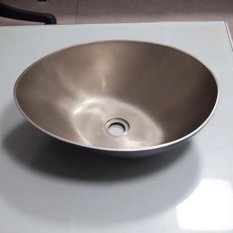Coppersmith Creations Cast Bronze Earthen Lamp Style Sink (1 size, Bronze) - Brand New Bathrooms
