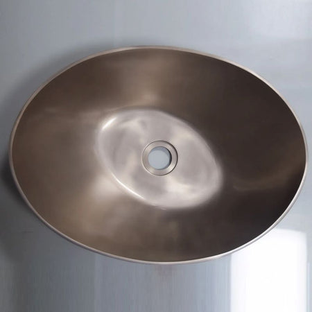 Coppersmith Creations Cast Bronze Earthen Lamp Style Sink (1 size, Bronze) - Brand New Bathrooms