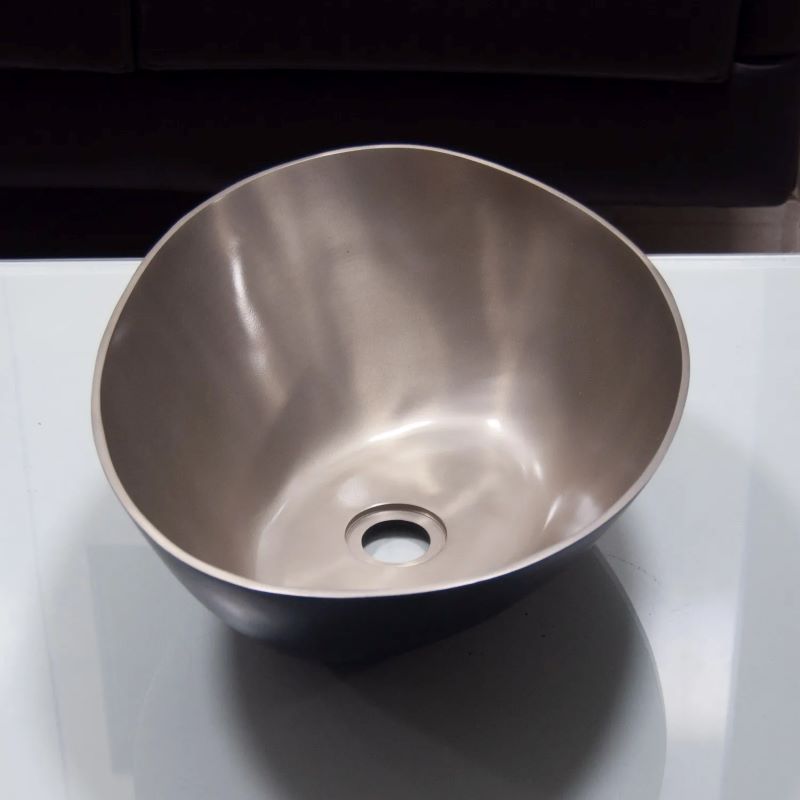 Coppersmith Creations Cast Bronze Earthen Lamp Style Sink (1 size, Bronze) - Brand New Bathrooms