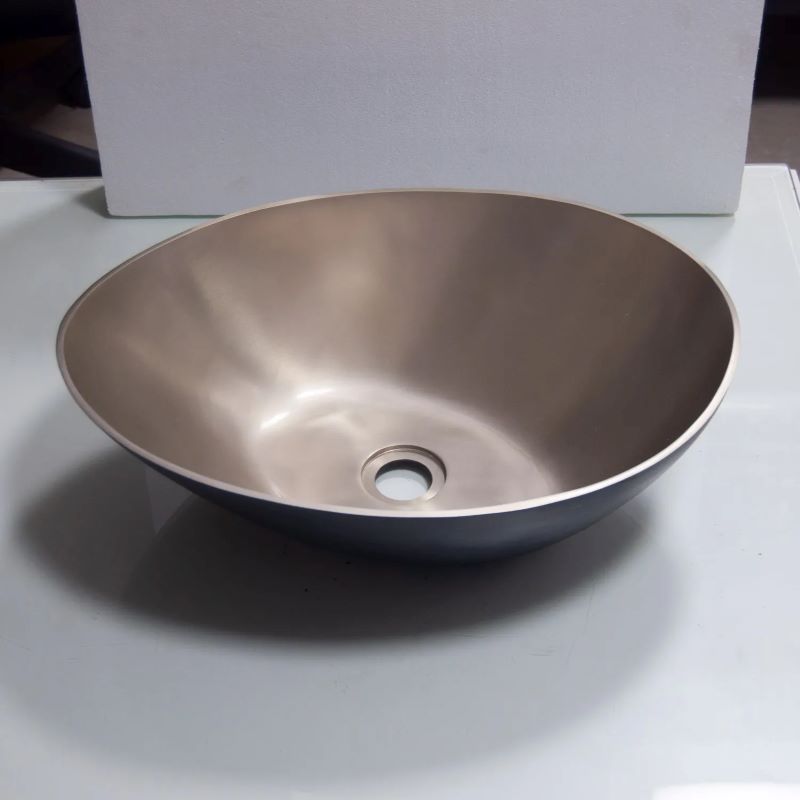 Coppersmith Creations Cast Bronze Earthen Lamp Style Sink (1 size, Bronze) - Brand New Bathrooms