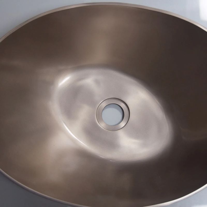 Coppersmith Creations Cast Bronze Earthen Lamp Style Sink (1 size, Bronze) - Brand New Bathrooms