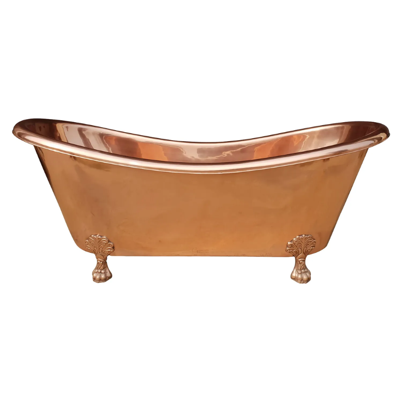 Coppersmith Creations Clawfoot Full Copper Bathtub (1 size, Copper) - Brand New Bathrooms