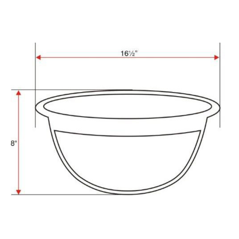Coppersmith Creations Round Copper Sink (1 size, Glass Mosaic Exterior) - Brand New Bathrooms