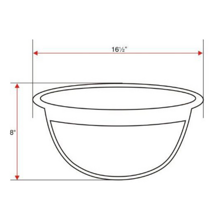 Coppersmith Creations Round Copper Sink (1 size, Glass Mosaic Exterior) - Brand New Bathrooms