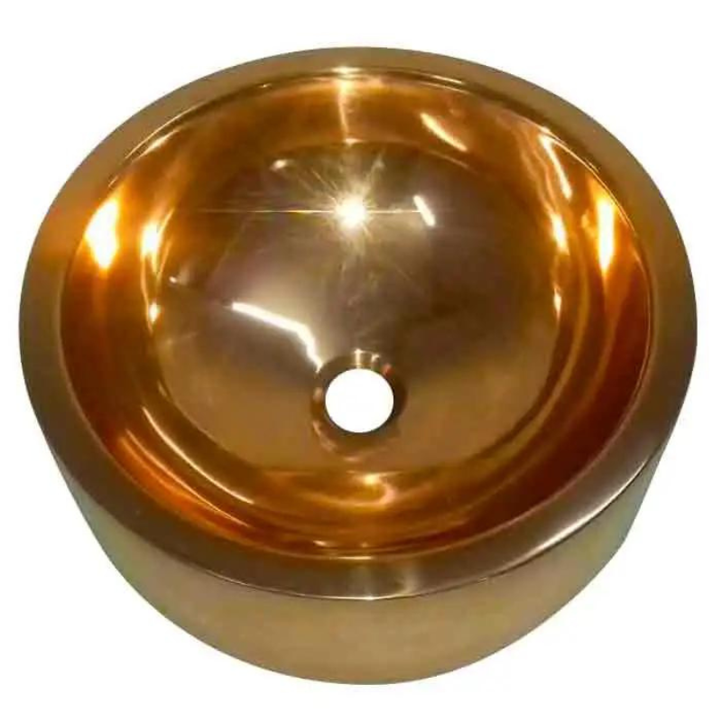 Coppersmith Creations Round Copper Sink (1 size, Copper finish) - Brand New Bathrooms