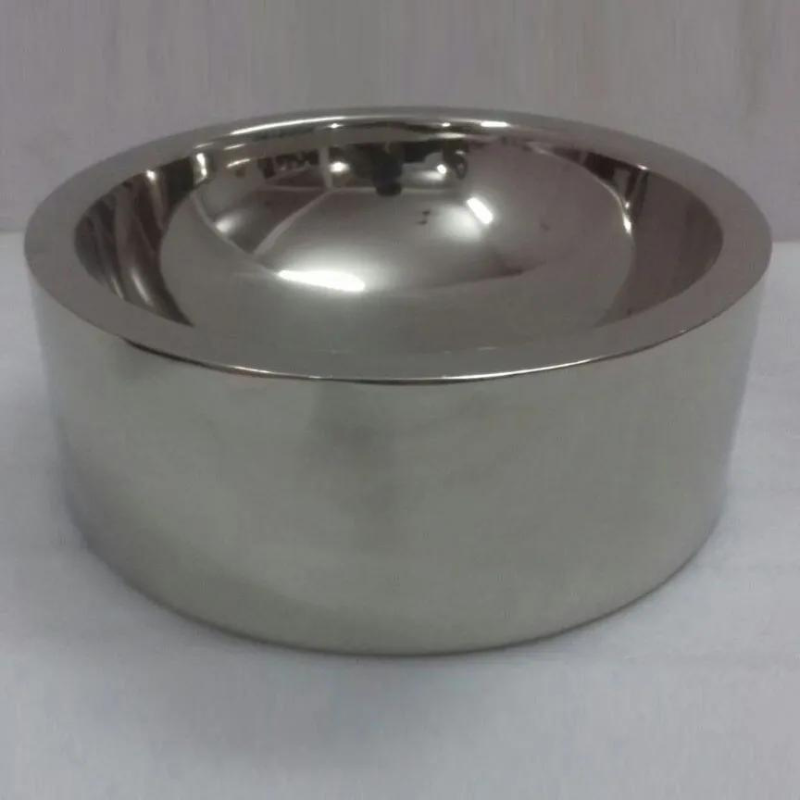 Coppersmith Creations Round Copper Sink (1 size, full Nickel finish) - Brand New Bathrooms