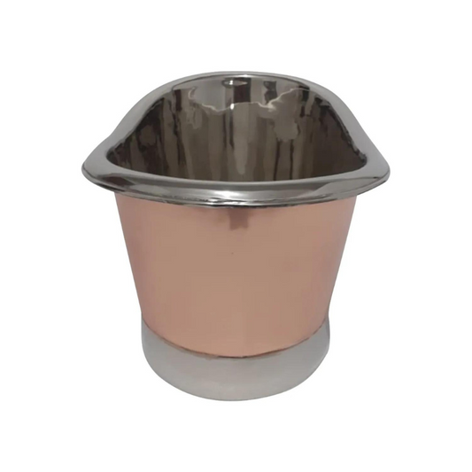Coppersmith Creations Copper Tub Style Straight Base Sink (1 size, Nickel Interior) - Brand New Bathrooms
