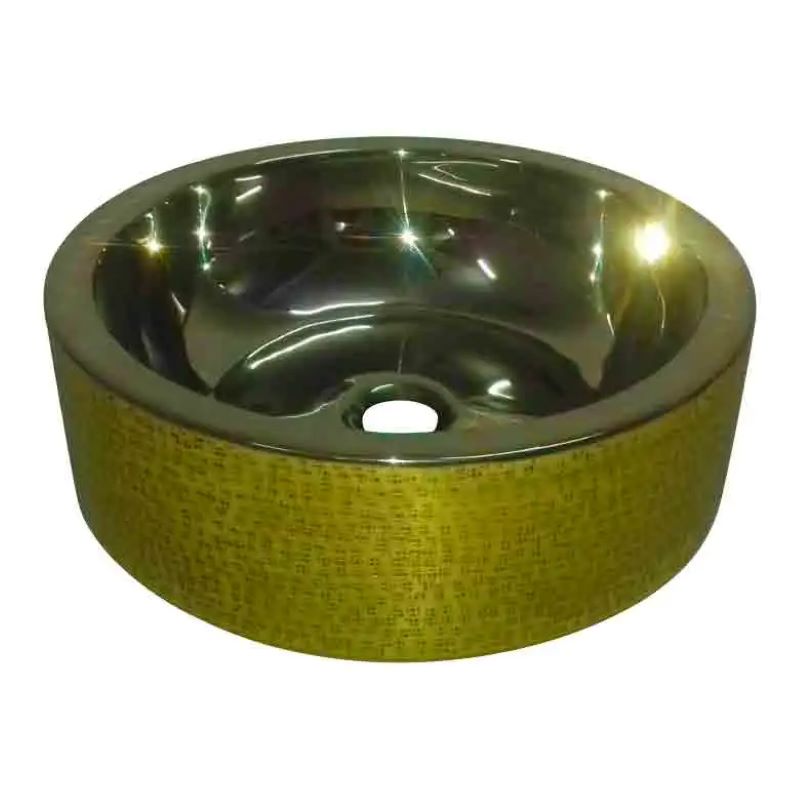 Coppersmith Creations Double Wall Brass Sink (1 size, Lustrous Nickel Interior Finish) - Brand New Bathrooms