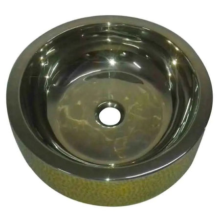 Coppersmith Creations Double Wall Brass Sink (1 size, Lustrous Nickel Interior Finish) - Brand New Bathrooms