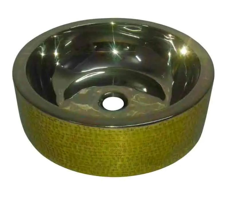 Coppersmith Creations Double Wall Brass Sink (1 size, Lustrous Nickel Interior Finish) - Brand New Bathrooms