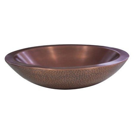 Coppersmith Creations Double Wall Round Hammered Copper Sink (1 size, Copper) - Brand New Bathrooms