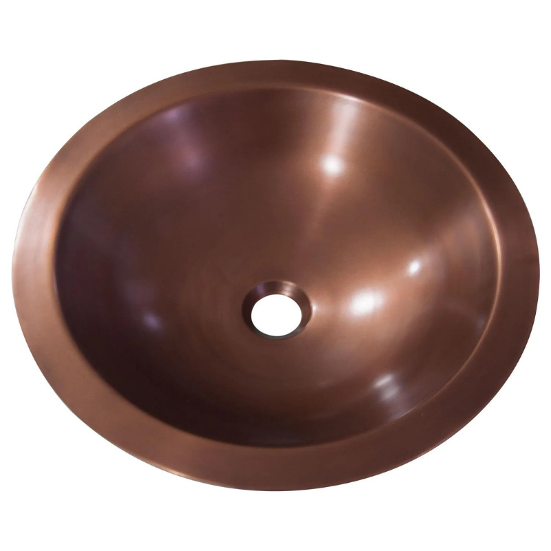 Coppersmith Creations Double Wall Round Hammered Copper Sink (1 size, Copper) - Brand New Bathrooms