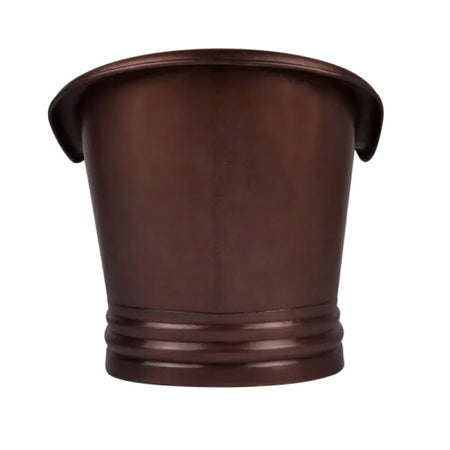 Coppersmith Creations Hammered Copper Double Slipper Tub (1 size, Dark Antique Finish) - Brand New Bathrooms