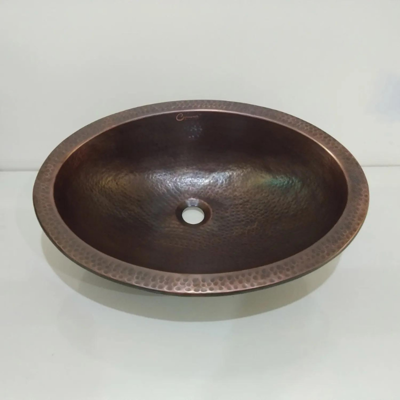 Coppersmith Creations Oval Copper Sink (1 size, Copper) - Brand New Bathrooms