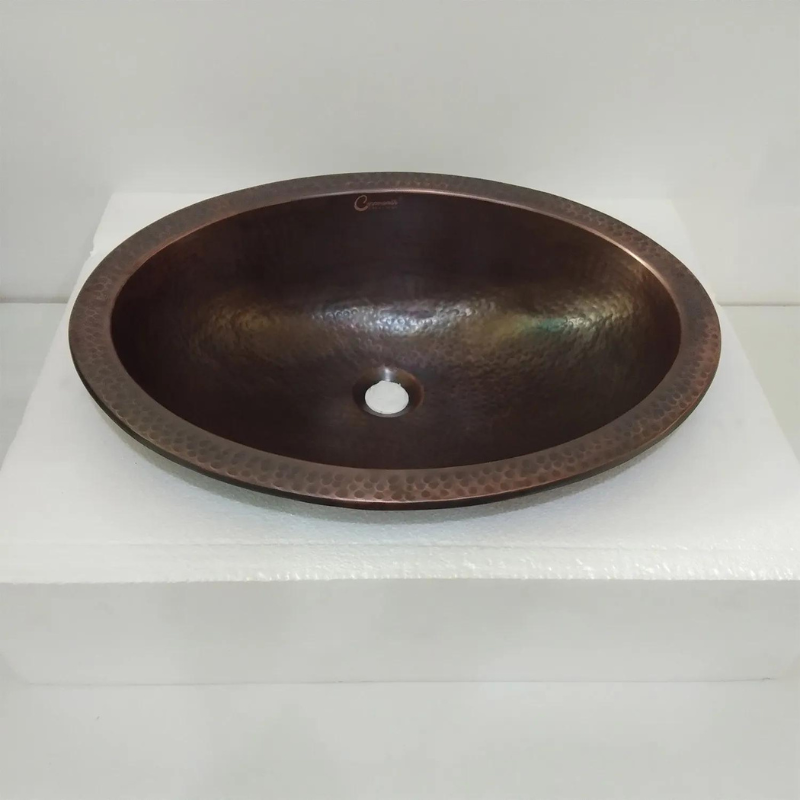 Coppersmith Creations Oval Copper Sink (1 size, Copper) - Brand New Bathrooms