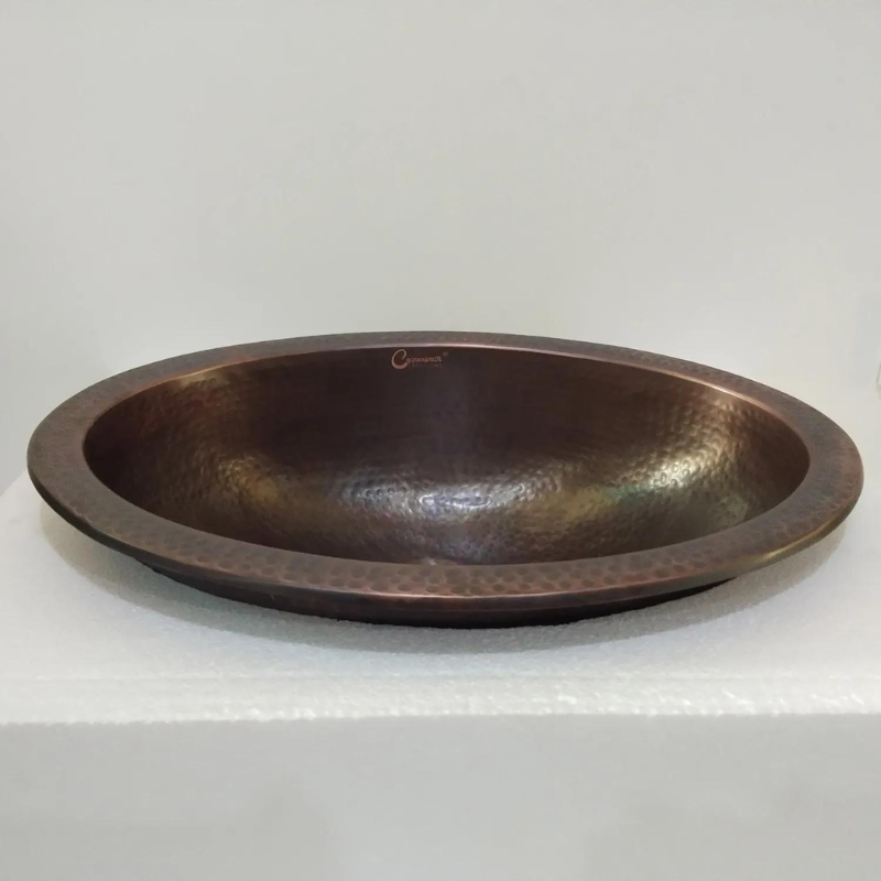 Coppersmith Creations Oval Copper Sink (1 size, Copper) - Brand New Bathrooms