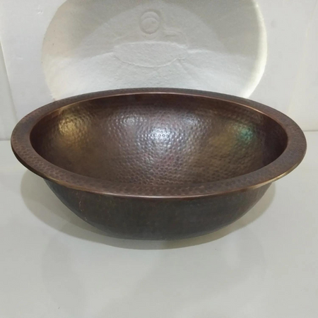 Coppersmith Creations Oval Copper Sink (1 size, Copper) - Brand New Bathrooms