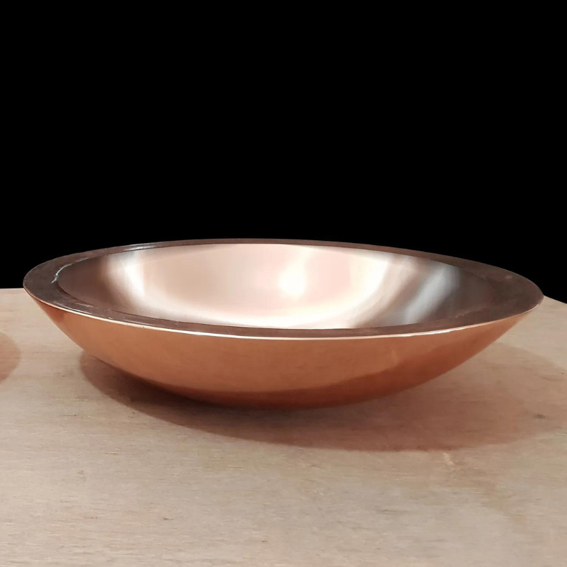 Coppersmith Creations Round Polished Copper Sink (1 size, Polished Copper) - Brand New Bathrooms