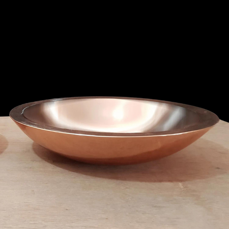 Coppersmith Creations Round Polished Copper Sink (1 size, Polished Copper) - Brand New Bathrooms