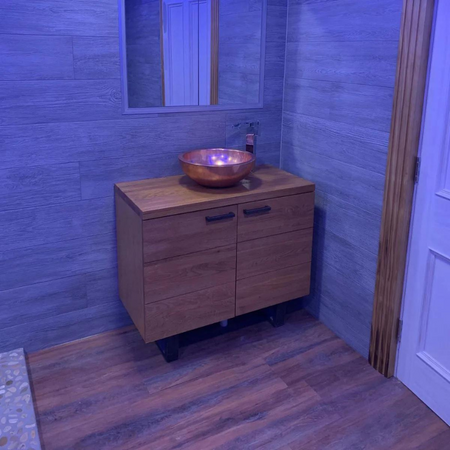 Coppersmith Creations Round Double Wall Copper Sink (1 size, Copper) - Brand New Bathrooms