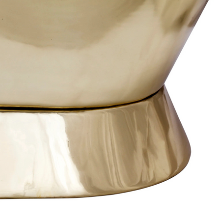 Coppersmith Creations Slanting Base Brass Bathtub (1 size, Polished Brass) - Brand New Bathrooms
