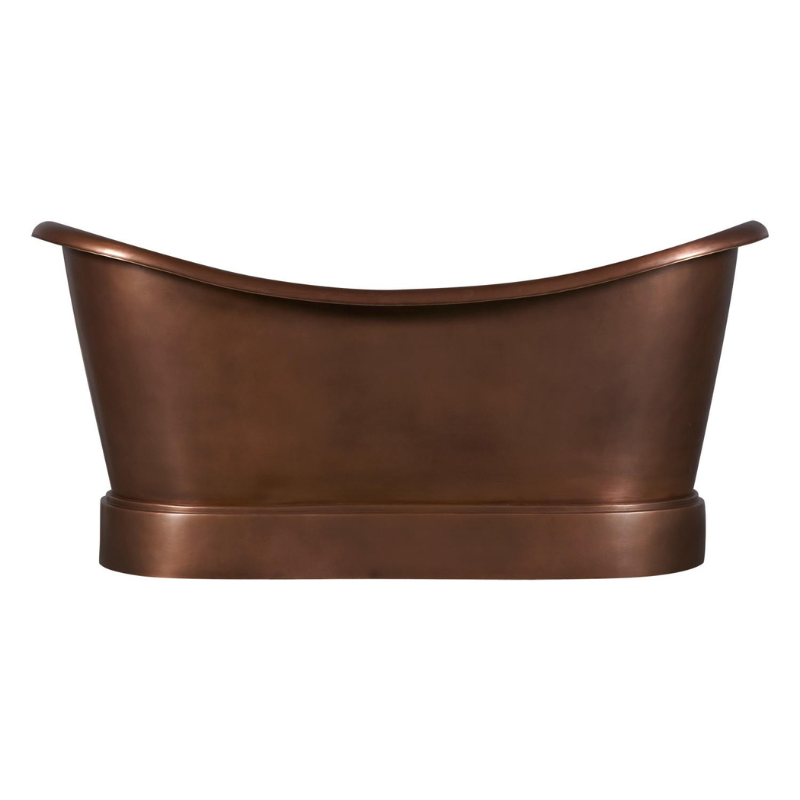 Coppersmith Creations Smooth Double Slipper Copper Bathtub (1 size, Copper) - Brand New Bathrooms