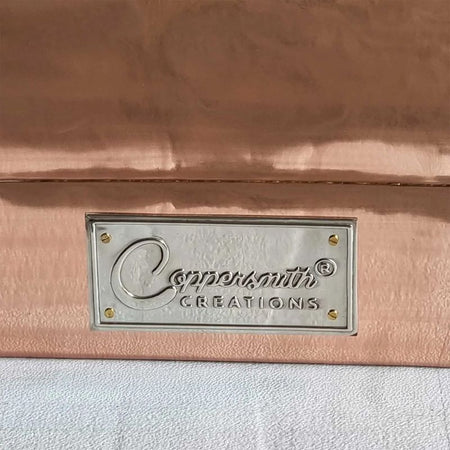 Coppersmith Creations Straight Base Copper Bathtub (1 size, Nickel Interior & Polish Copper Exterior) - Brand New Bathrooms