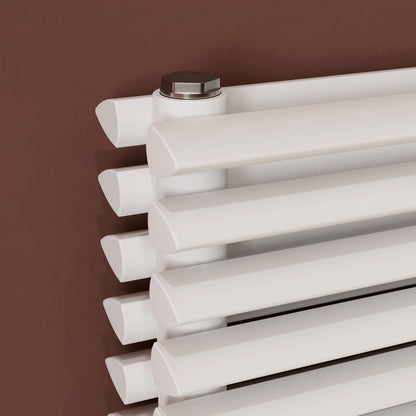 Eucotherm Corus Horizontal Tube Radiator (2 colours, 2 sizes, 2 styles) - Brand New Bathrooms
