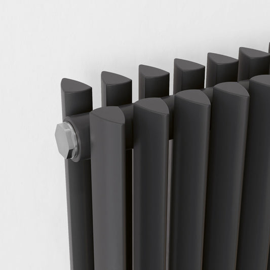 Eucotherm Corus Vertical Tube Radiator (2 colours, 3 sizes, 2 styles) - Brand New Bathrooms