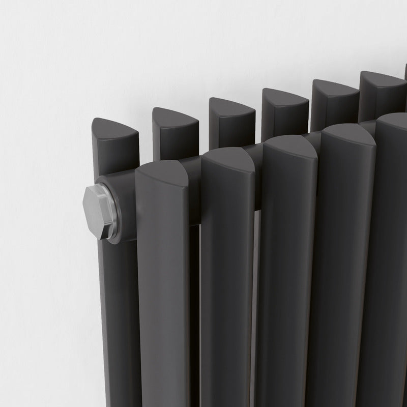 Eucotherm Corus Vertical Tube Radiator (2 colours, 3 sizes, 2 styles) - Brand New Bathrooms