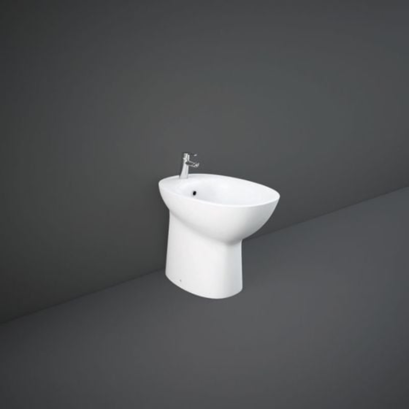 RAK Ceramics Des Back to Wall Bidet 1 Tap Hole (Alpine White) - Brand New Bathrooms