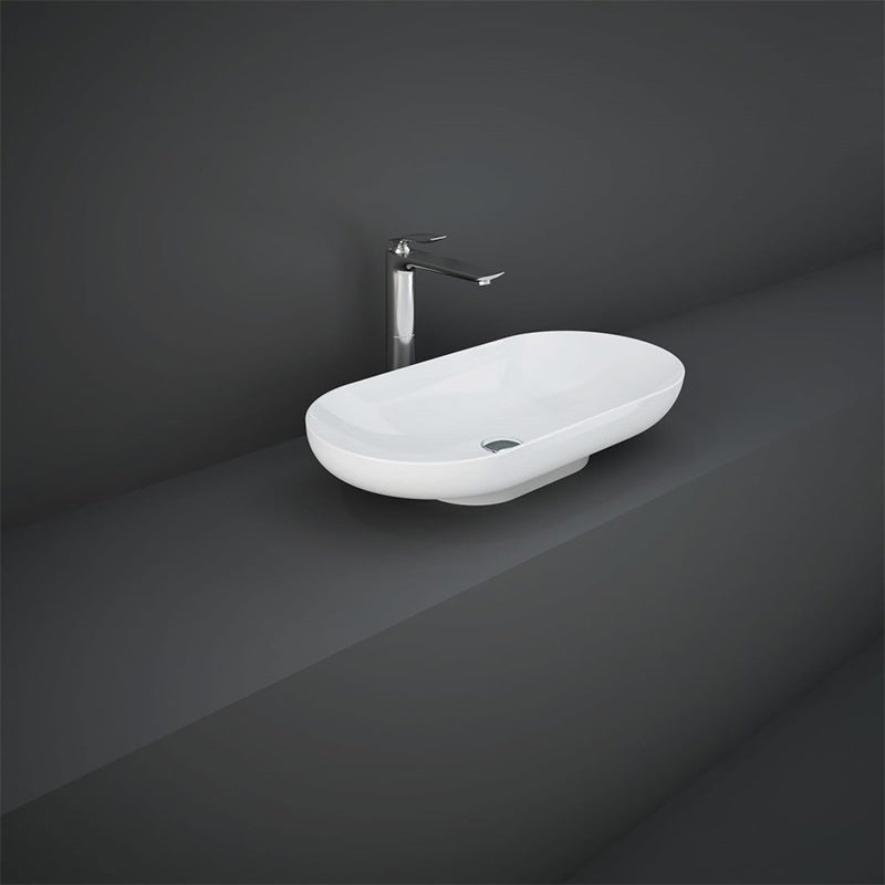 RAK Ceramics Des Counter Top Basin without Overflow (1 size, White) - Brand New Bathrooms