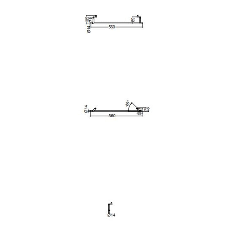 RAK Ceramics Des Wall Hung Basin (4 sizes, 2 styles, Alpine White) - Brand New Bathrooms