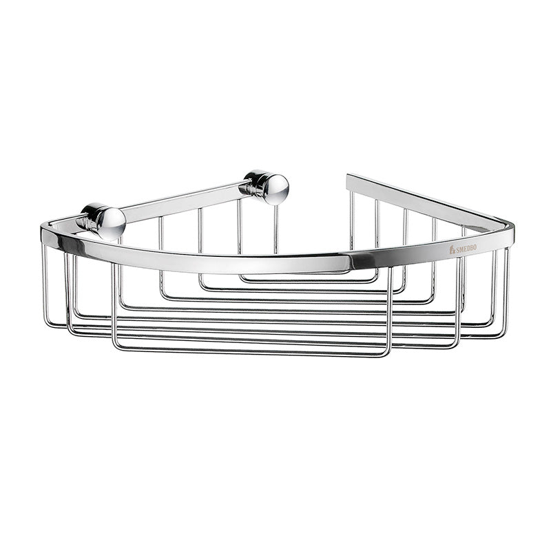 Smedbo Sideline Corner Shower Basket (4 Variants) - Brand New Bathrooms