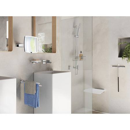 Smedbo Shower Squeegee with Self-Adhesive Hook (2 Variants) - Brand New Bathrooms