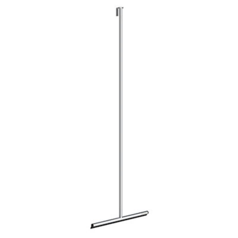 Smedbo Floor Squeegee With Self-Adhesive Hook (W388 x H1330 mm) - Brand New Batthrooms