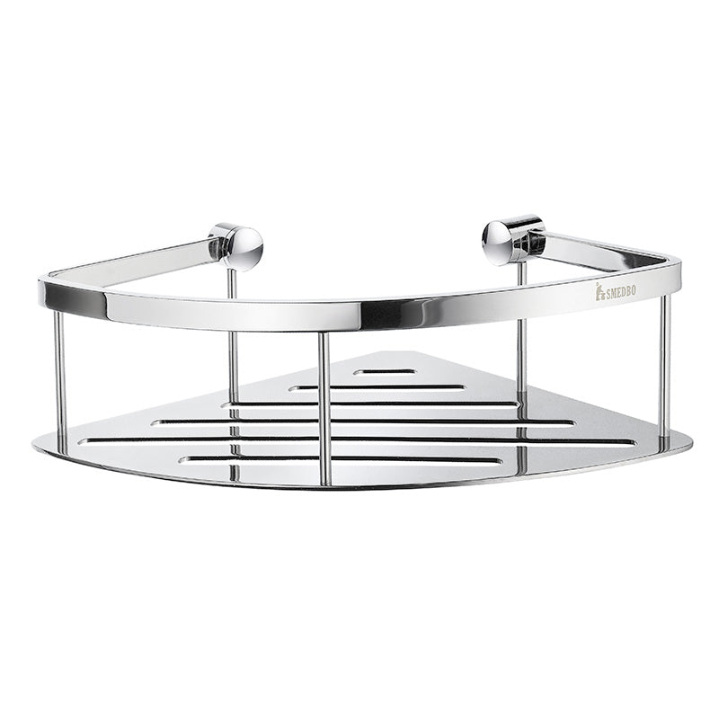 Smedbo Sideline Corner Shower Basket (4 Variants) - Brand New Bathrooms
