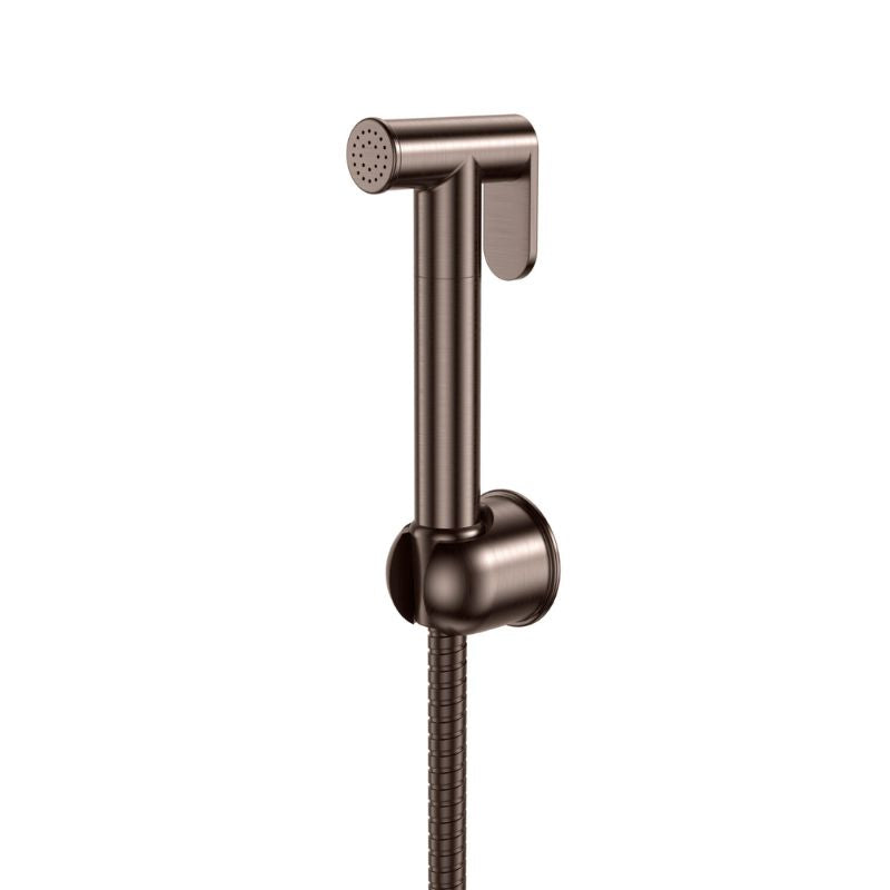 Scudo Douche Handset With Flexi , Holder and Oulet Elbow (4 Colours) - Brand New Bathrooms