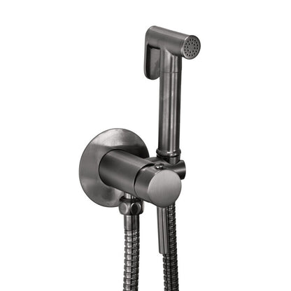 Scudo Integrated Douche Handset with Flexi, Holder and Outlet Elbow (5 colours) - Brand New Bathrooms
