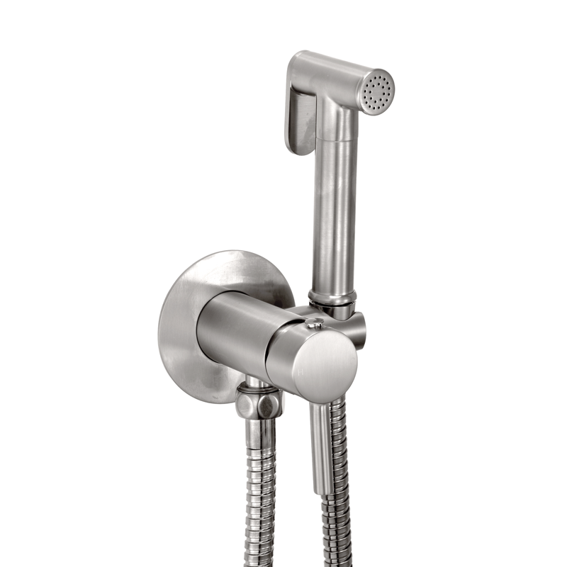 Scudo Integrated Douche Handset with Flexi, Holder and Outlet Elbow (5 colours) - Brand New Bathrooms