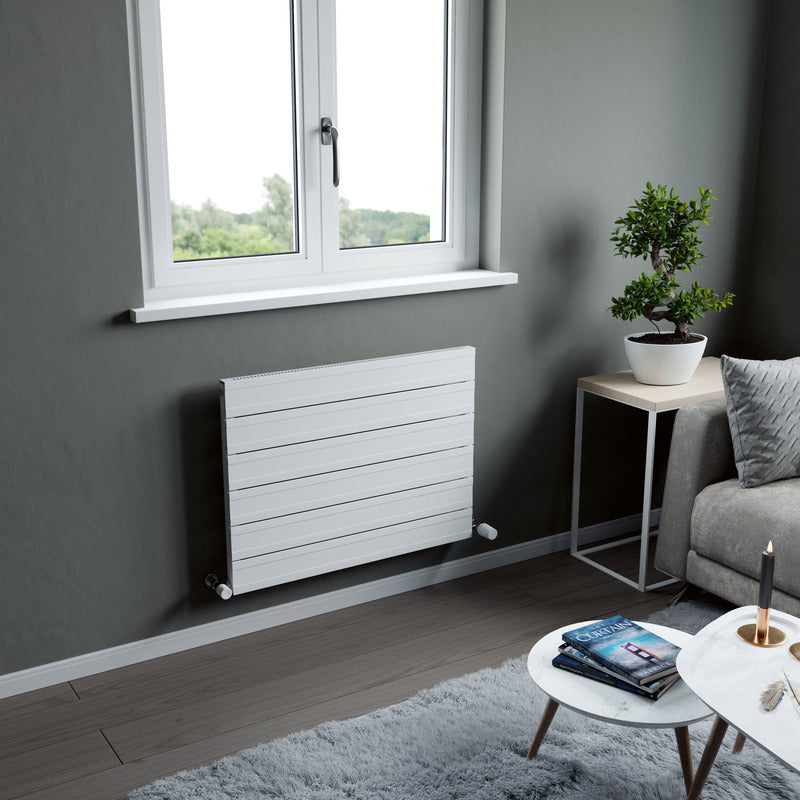 Eucotherm Deimos Horizontal Aluminium Radiator (2 colours, 3 sizes) - Brand New Bathrooms