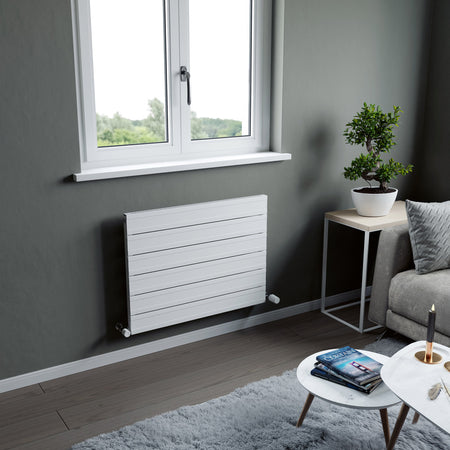 Eucotherm Deimos Horizontal Aluminium Radiator (2 colours, 3 sizes) - Brand New Bathrooms