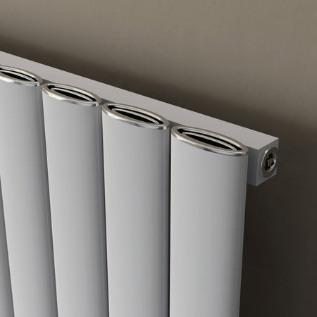 Eucotherm Delta Vertical Aluminium Radiator (2 colours, 3 sizes) - Brand New Bathrooms