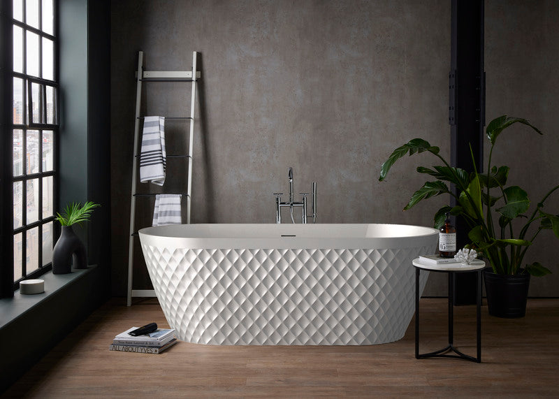 Brand New Bathrooms Faye Freestanding Acrylic Bathtub (1 size, any colour) - Brand New Bathrooms