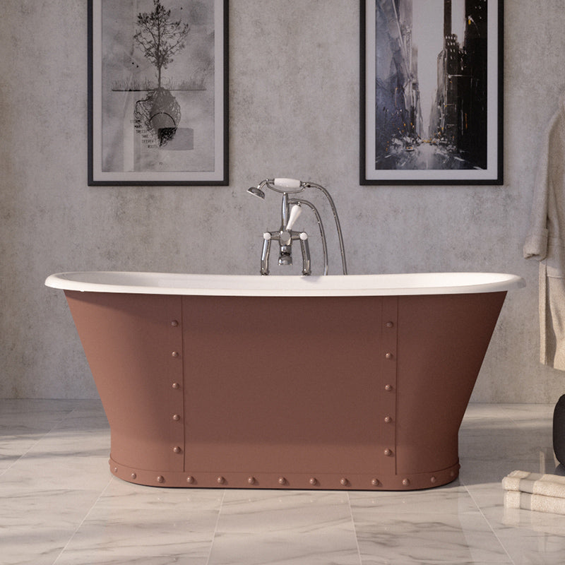 Hurlingham Drayton Double Ended Cast Iron Bathtub (1 size, any colour) - Brand New Bathrooms
