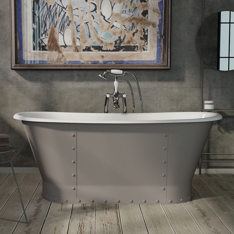 Hurlingham Drayton Double Ended Cast Iron Bathtub (1 size, any colour) - Brand New Bathrooms