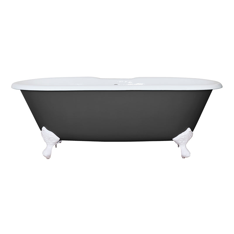Hurlingham Dryden Double Ended Cast Iron Bathtub (1 size, any colour) - Brand New Bathrooms