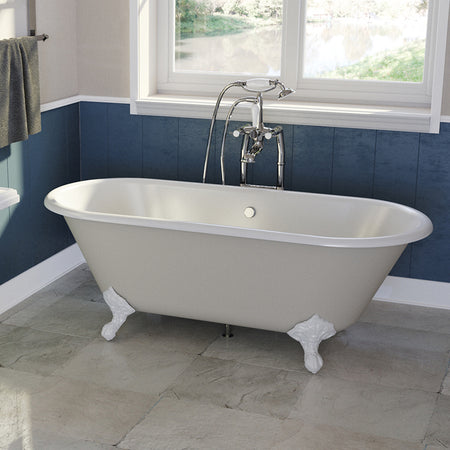 Hurlingham Dryden Double Ended Cast Iron Bathtub (1 size, any colour) - Brand New Bathrooms