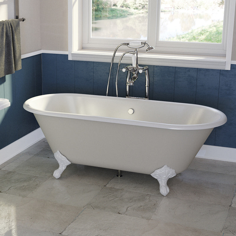 Hurlingham Dryden Double Ended Cast Iron Bathtub (1 size, any colour) - Brand New Bathrooms